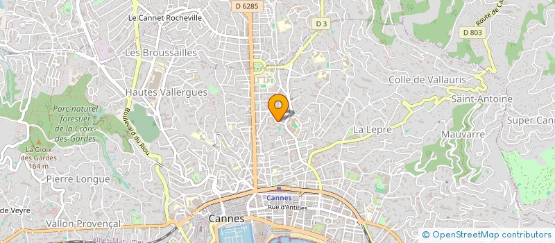 localisation de l'entreprise MADAME NORA SADOUNI à CANNES