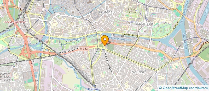 localisation de l'entreprise MADAME NORA SAHLI à STRASBOURG