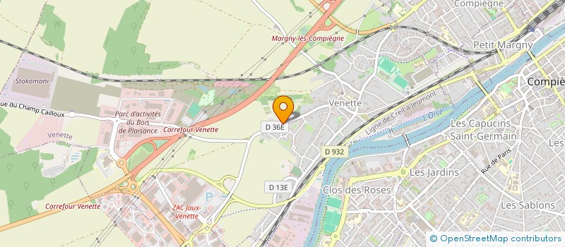 localisation de l'entreprise MADAME NORA SALHI  VENETTE