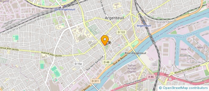 localisation de l'entreprise MADAME NORA SEDRATA  ARGENTEUIL