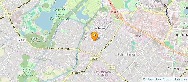 localisation de l'entreprise MADAME NORA SEGUI SORLI  TOULOUSE