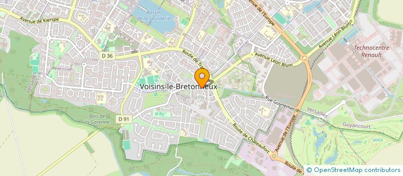 localisation de l'entreprise MADAME NORA SLIMANI  VOISINS-LE-BRETONNEUX