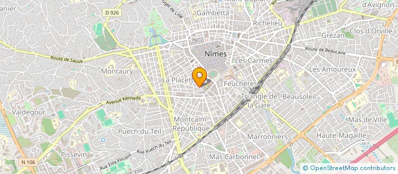 localisation de l'entreprise MADAME NORA TAYEB  NIMES