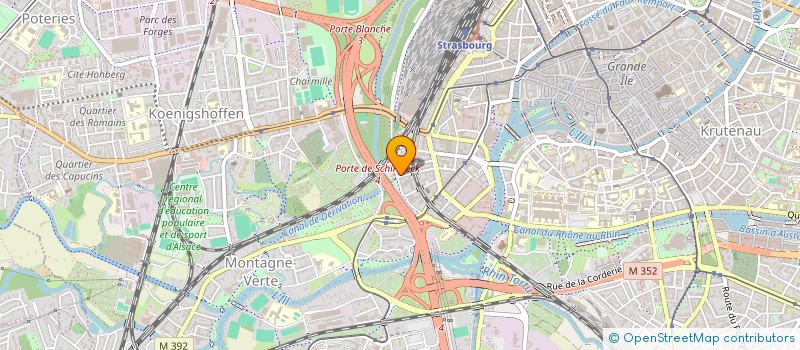 localisation de l'entreprise MADAME NORA TUJAGUE à STRASBOURG
