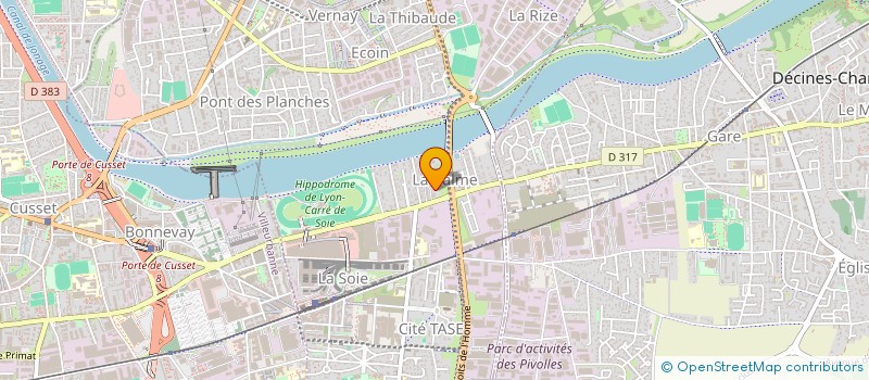 localisation de l'entreprise MADAME NORA VOGT  VAULX-EN-VELIN