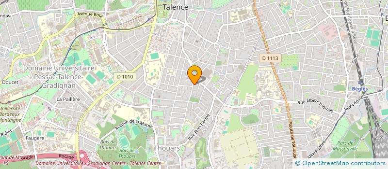 localisation de l'entreprise MADAME NORA YOKABDJIM à TALENCE