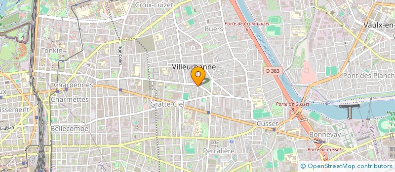 localisation de l'entreprise MADAME NORA ZEROUAL  VILLEURBANNE