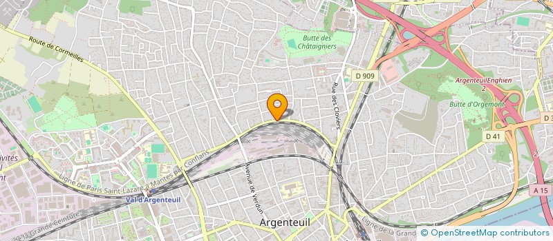 localisation de l'entreprise MADAME NORA ZITOUNI à ARGENTEUIL