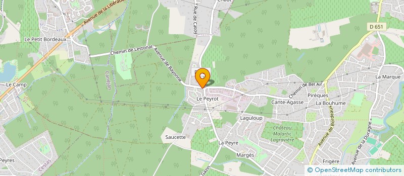 localisation de l'entreprise MADAME NORAH FRANFOR  LEOGNAN