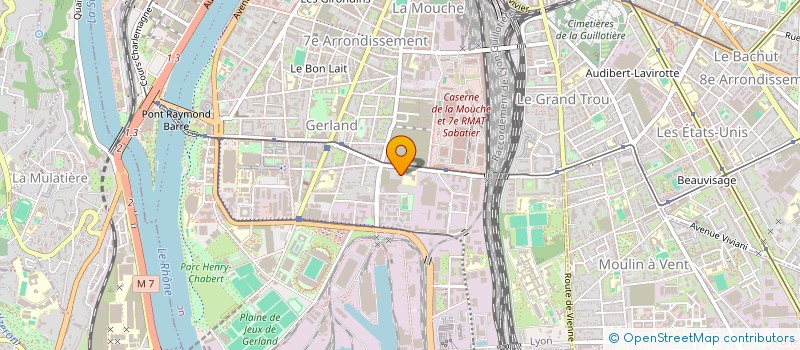 localisation de l'entreprise MADAME NORARAT RUEANGSRICHAROENRUNG  LYON