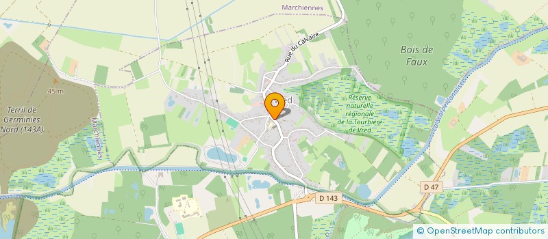 localisation de l'entreprise MADAME NORDINE ROBERT  VRED