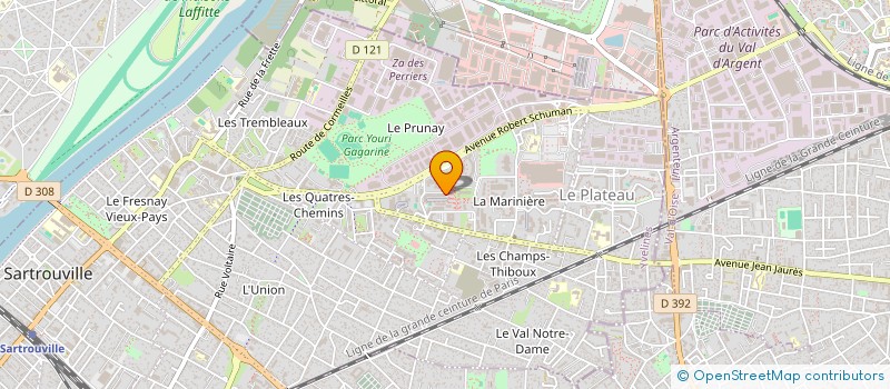 localisation de l'entreprise MADAME NORE-EL-HOUDA BATTATA à SARTROUVILLE