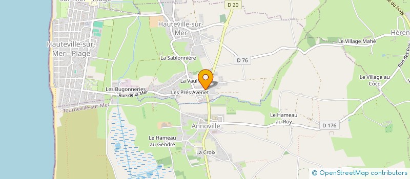 localisation de l'entreprise MADAME NORELHOUDA EL BEY BELEMHAL  HAUTEVILLE-SUR-MER