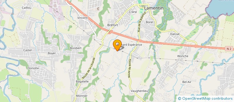 localisation de l'entreprise MADAME NORELINA LAGIN  PETIT-BOURG