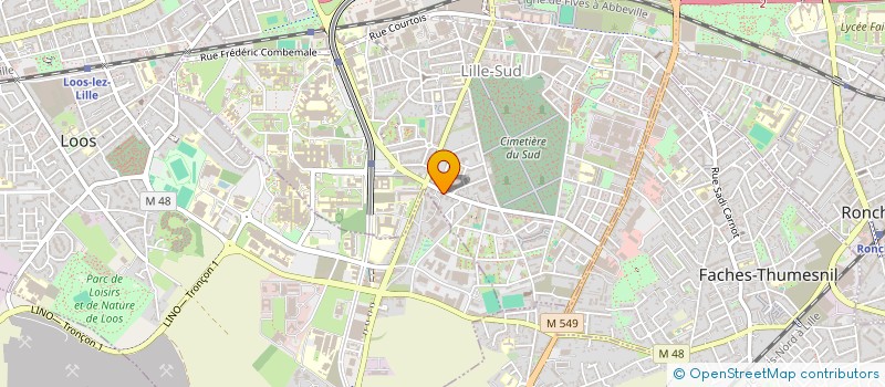 localisation de l'entreprise MADAME NORHANE BACHIRI à LILLE