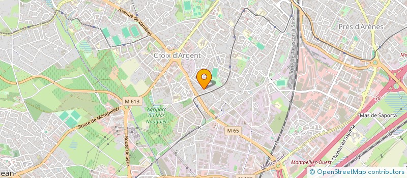 localisation de l'entreprise MADAME NORIA BENMAAZOUZ  MONTPELLIER