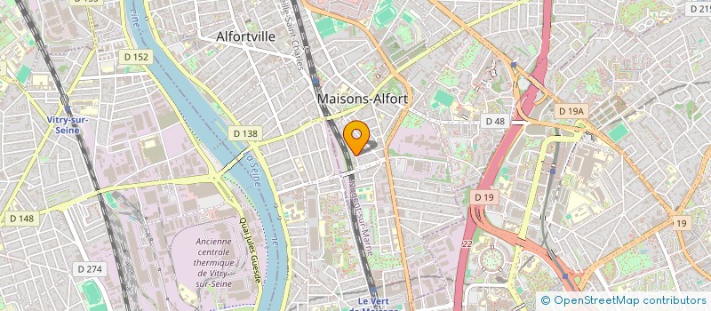 localisation de l'entreprise MADAME NORIA MOUICI  MAISONS-ALFORT