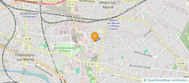 localisation de l'entreprise MADAME NORIANE AMRAOUI à VILLIERS-SUR-MARNE