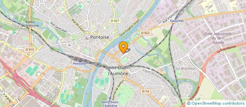 localisation de l'entreprise MADAME NORIANE FOSSE  SAINT-OUEN-L'AUMONE