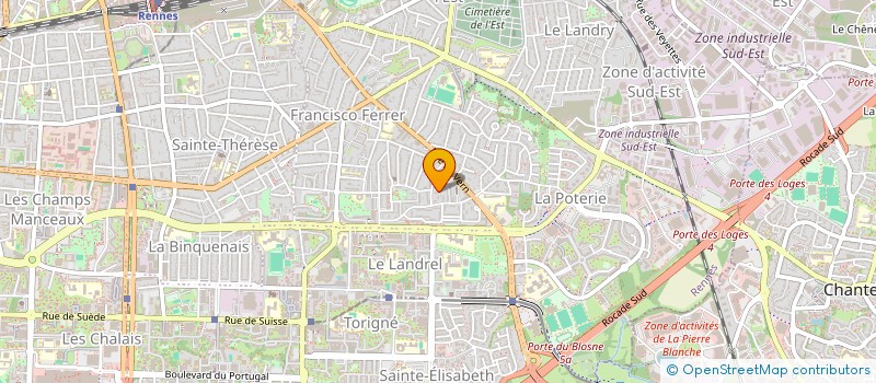 localisation de l'entreprise MADAME NORIANE QUINTIN  RENNES