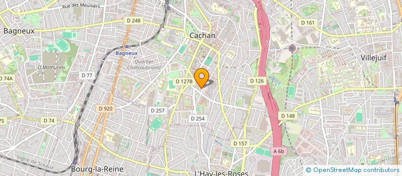 localisation de l'entreprise MADAME NORIANE VANNOOTE  CACHAN