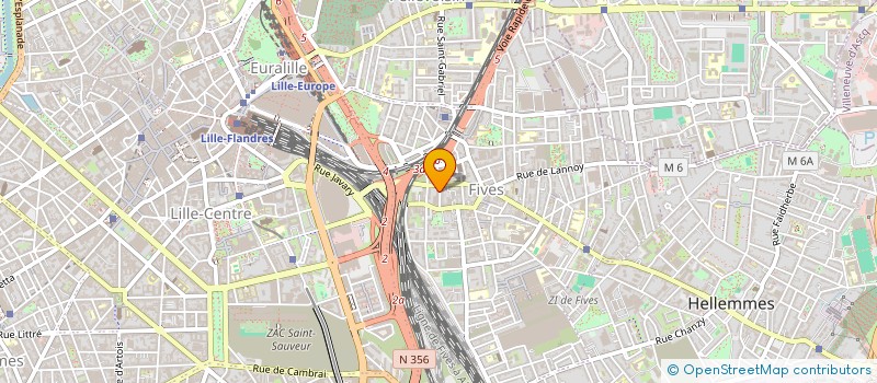 localisation de l'entreprise MADAME NORIE-LYNE DELARUE  LILLE