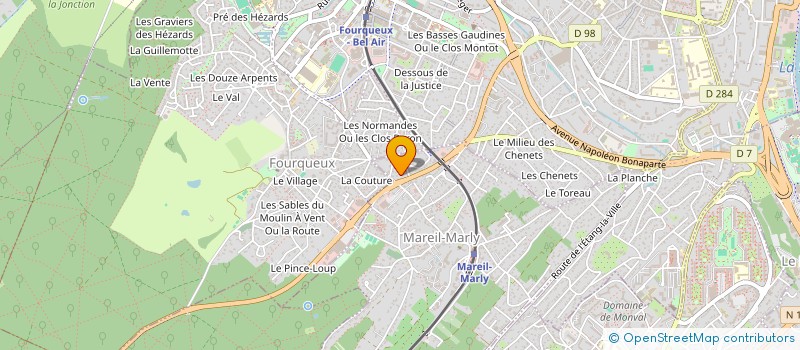 localisation de l'entreprise MADAME NORIKO FUJIOKA  MAREIL-MARLY