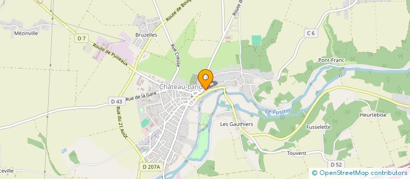 localisation de l'entreprise MADAME NORIKO TAKAHASHI  CHATEAU-LANDON