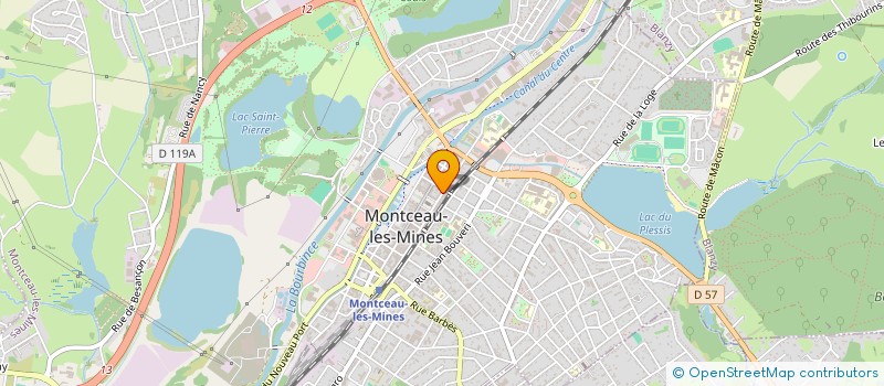 localisation de l'entreprise MADAME NORIMANE OTHMANI  MONTCEAU-LES-MINES