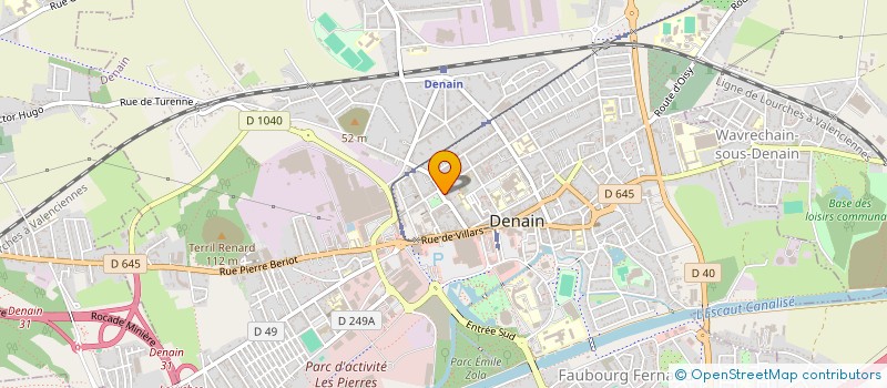 localisation de l'entreprise MADAME NORITA TANASE  DENAIN