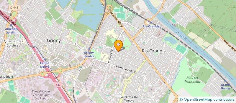 localisation de l'entreprise MADAME NORMA LORNE  RIS-ORANGIS