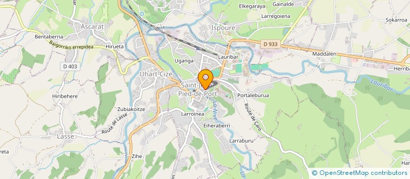 localisation de l'entreprise MADAME NORMA MENDEZ  SAINT-JEAN-PIED-DE-PORT