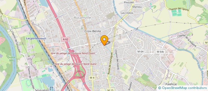 localisation de l'entreprise MADAME NORO RAMANANTENASOA  TOULOUSE