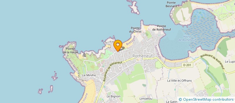 localisation de l'entreprise MADAME NOROMALALA RAJAONARIVO  SAINT-MALO