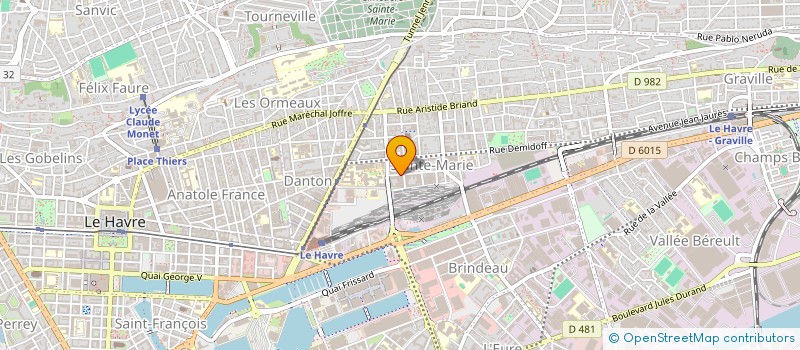 localisation de l'entreprise MADAME NOROTIANA MINO RANDRIANARIVELO  LE HAVRE