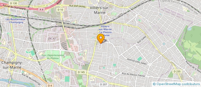 localisation de l'entreprise MADAME NORREDINE KAOUACHI à CHAMPIGNY-SUR-MARNE