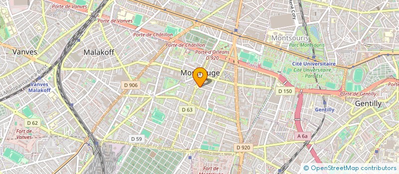 localisation de l'entreprise MADAME NOSELY CHOVINO  MONTROUGE