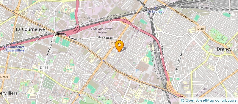 localisation de l'entreprise MADAME NOSHIN RAMISHA à LA COURNEUVE