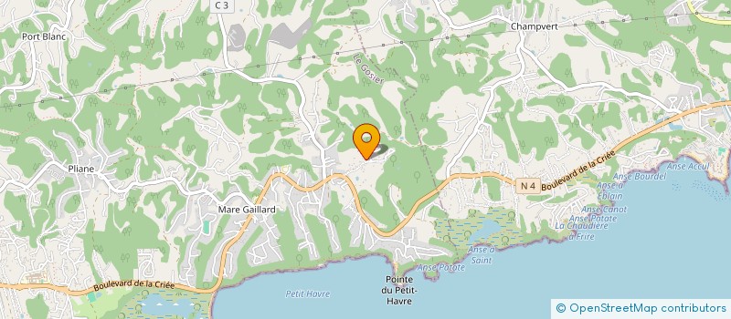 localisation de l'entreprise MADAME NOTRELIA HERARD  LE GOSIER