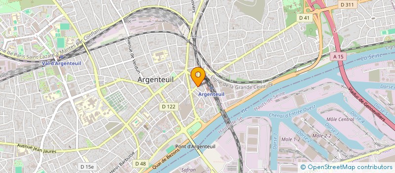 localisation de l'entreprise MADAME NOUARA OUHAMOU  ARGENTEUIL