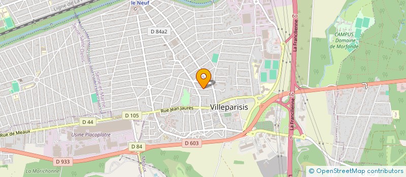 localisation de l'entreprise MADAME NOUARA OUKACI à VILLEPARISIS