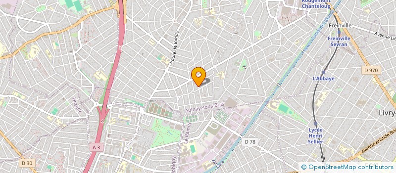 localisation de l'entreprise MADAME NOUARA SENAOUI à AULNAY-SOUS-BOIS