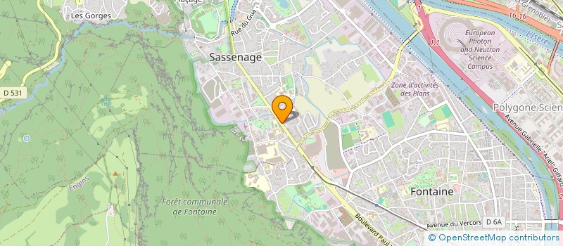 localisation de l'entreprise MADAME NOUARA ZITOUNI à SASSENAGE