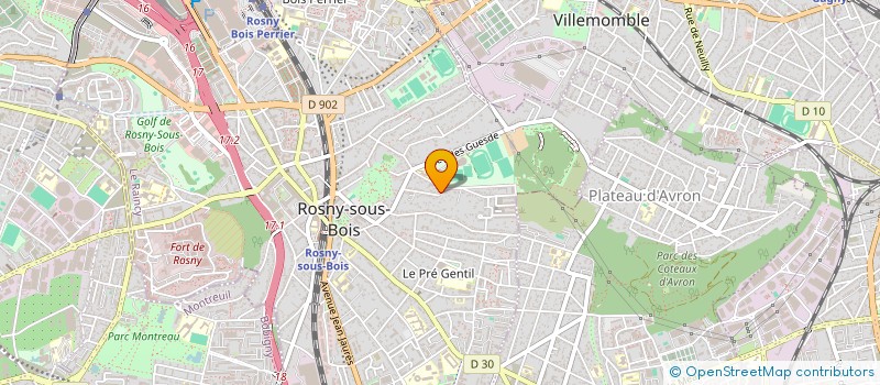 localisation de l'entreprise MADAME NOUHA BENDERDOUCH à ROSNY-SOUS-BOIS