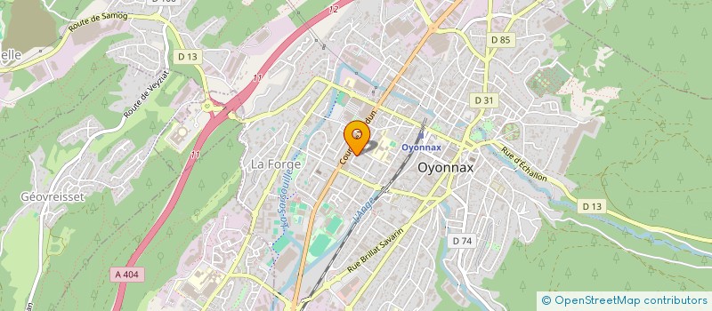 localisation de l'entreprise MADAME NOUHA BRAIEK à OYONNAX