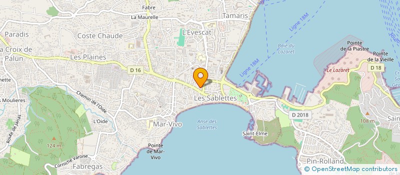 localisation de l'entreprise MADAME NOUHAD AOURARH  LA SEYNE-SUR-MER