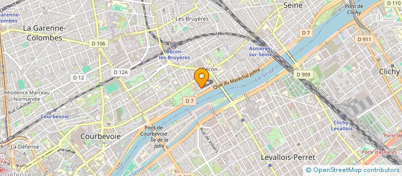 localisation de l'entreprise MADAME NOUHAD KANAAN à COURBEVOIE