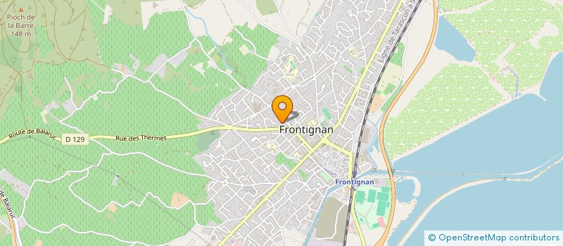 localisation de l'entreprise MADAME NOUHAILA AKHOUAD à FRONTIGNAN