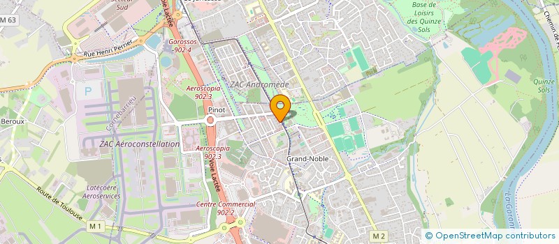 localisation de l'entreprise MADAME NOUHAILA MOUMENE  BLAGNAC