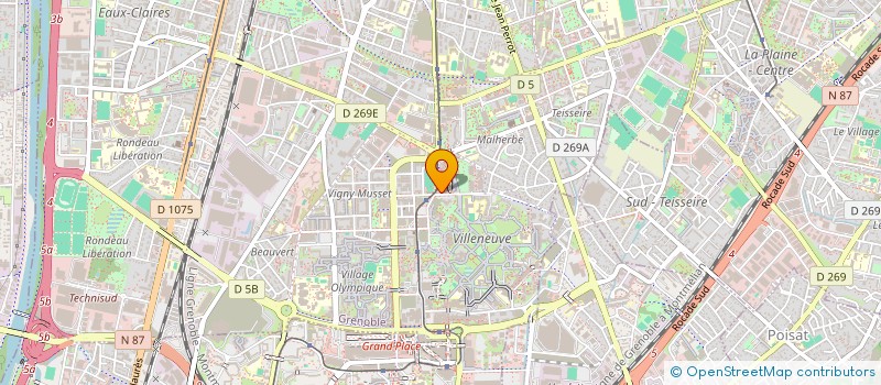 localisation de l'entreprise MADAME NOUHAILA STAILI  GRENOBLE